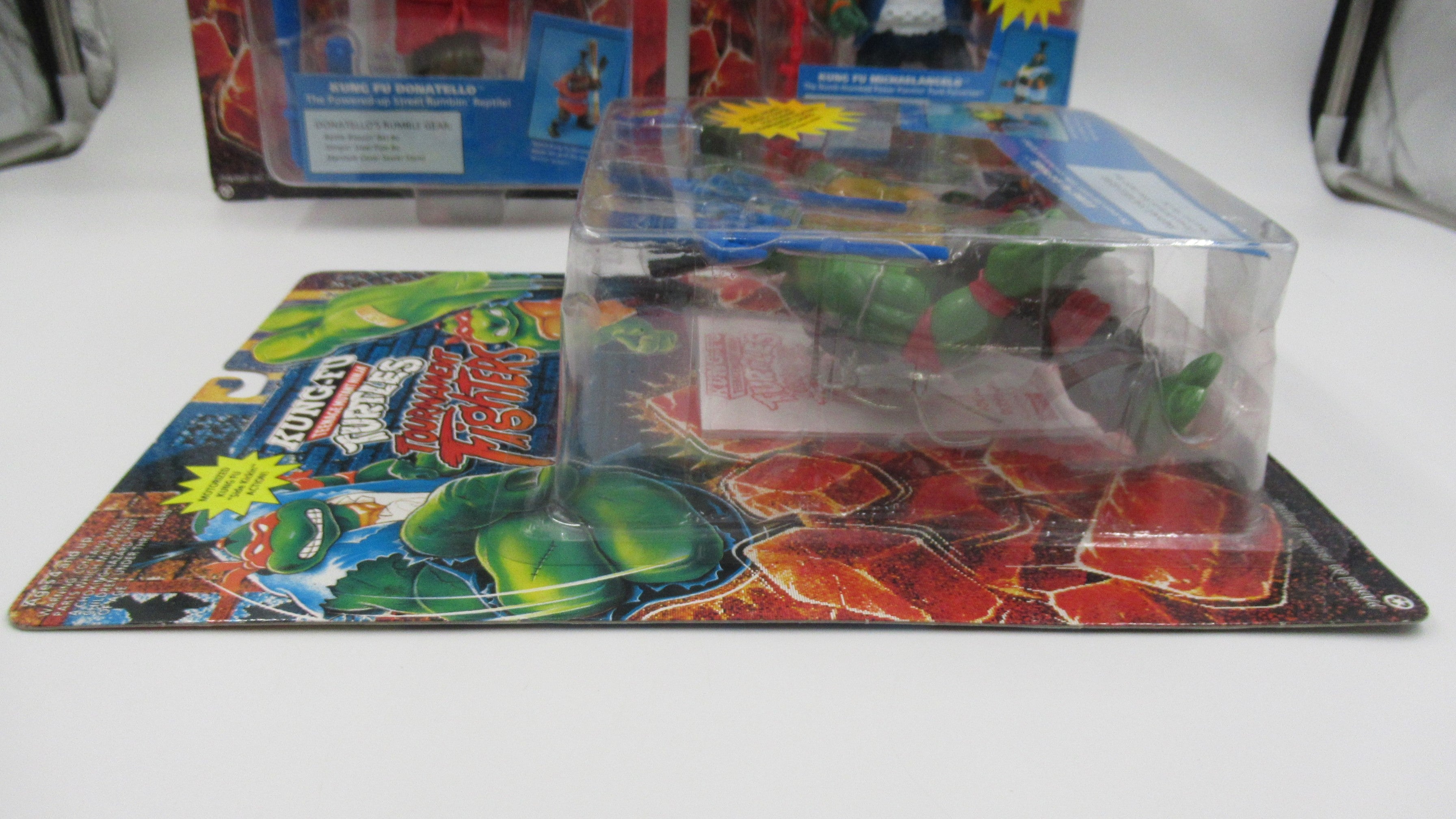 Teenage Mutant Ninja Turtles Kung Fu Tournament Fighters 4.5" Action Figures TMNTs Set of 4 - Playmates (1994)